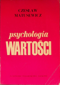 Psychologia wartości