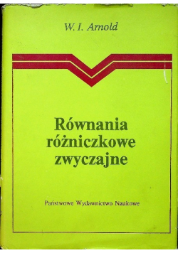 Równania różniczkowe zwyczajne