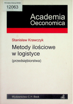 Metody ilościowe w logistyce