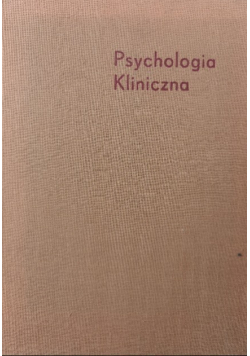 Psychologia Kliniczna