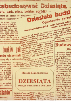 Dziesiąta dzieje dzielnicy Lublina