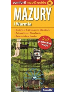 Warmia i Mazury 2w1 Przewodnik i mapa