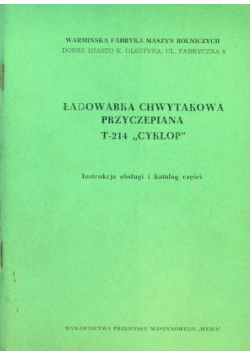 Ładowarka chwytakowa przyczepiana
