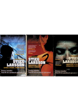 Trylogia Millenium - Stieg Larsson (pakiet)