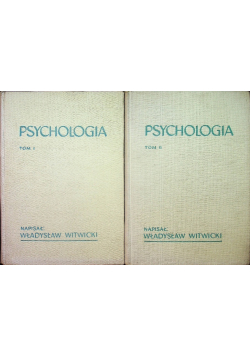 Psychologia Tom 1 i 2