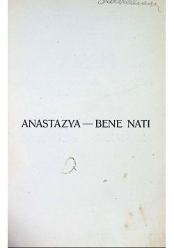 Anastazya Bene Nati 1912 r.