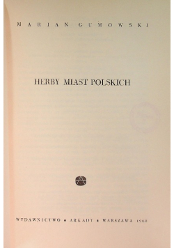 Herby miast Polskich