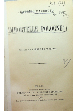 Immortelle Pologne