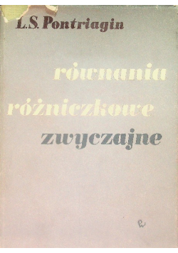 Równania Różniczkowe Zwyczajne