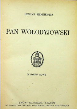 Pan Wołodyjowski 1887 r.