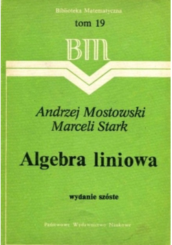 Algebra liniowa Tom 19