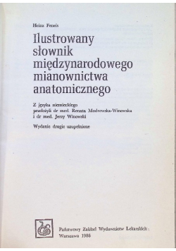 Ilustrowany słownik międzynarodowego mianownictwa anatomicznego
