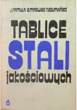Tablice stali jakościowych