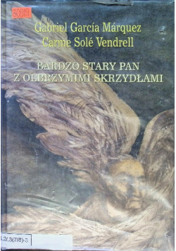 Bardzo stary pan z olbrzymimi skrzydłami