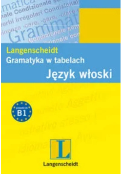 Gramatyka w tabelach. Język włoski