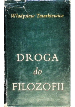 Droga do filozofii Tom 1