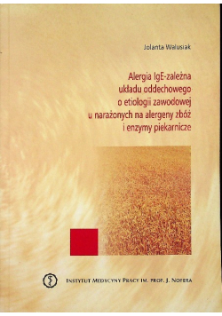 Alergia IgE zależna układu oddechowego