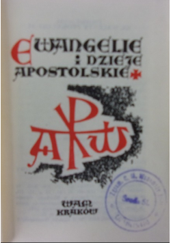 Ewangelie i Dzieje Apostolskie
