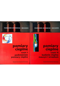 Pomiary cieplne  Część I i II