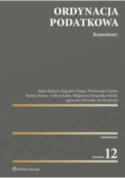 Ordynacja podatkowa Komentarz
