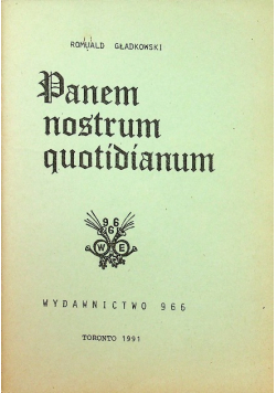 Panem nostrum quotidianum