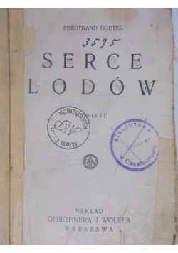 Serce Lodów 1930 r.