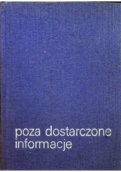 Poza dostarczone informacje