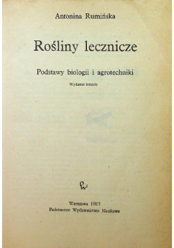 Rośliny lecznicze