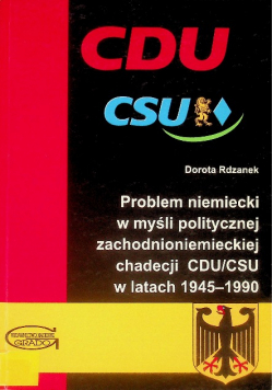 Problem Niemiecki W Myśli Politycznej