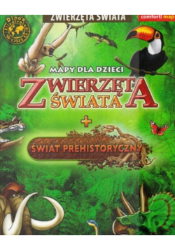 Mapy dla dzieci Zwierzęta świata Świat Prehistoryczny