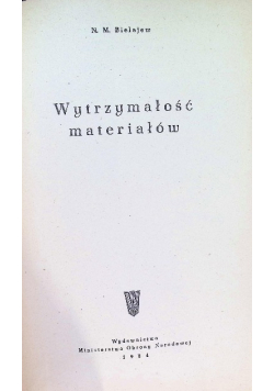 Wytrzymałość materiałów