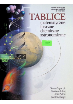 Tablice matematyczne fizyczne chemiczne astronomiczne