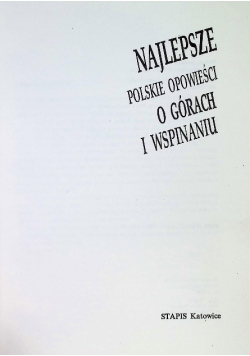 Najlepsze Polskie opowieści o górach i wspominaniu