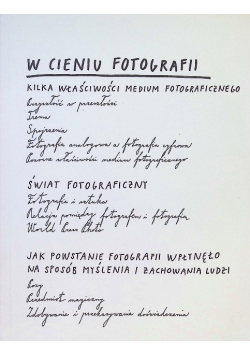 W Cieniu Fotografii