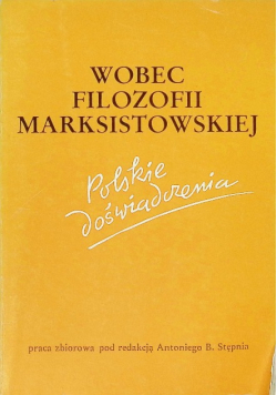 Wobec filozofii marksistowskiej