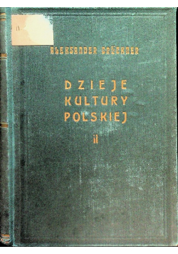 Dzieje kultury Polskiej Tom II 1931 r