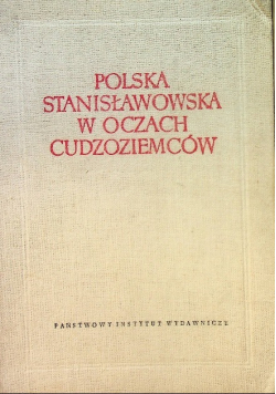 Polska stanisławowska w oczach cudzoziemców Tom II