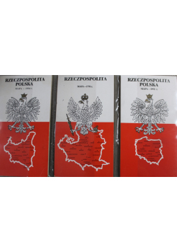 Rzeczpospolita Polska zestaw Tom 1 do 3