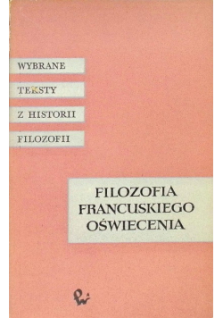 Filozofia francuskiego Oświecenia