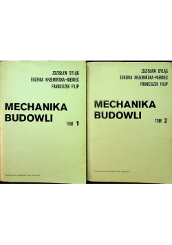 Mechanika budowli Tom 1 i 2