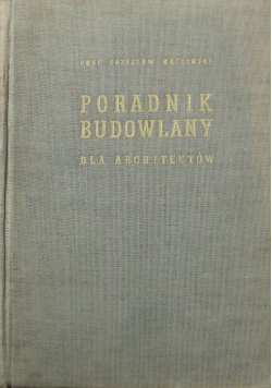 Poradnik budowlany dla architektów