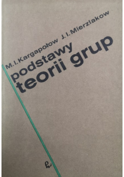 Podstawy teorii grup