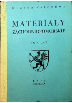 Materiały zachodniopomorskie Tom XXVIII