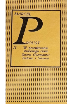 W poszukiwaniu straconego czasu Strona Guermanres Sodoma i Gomora Tom 2