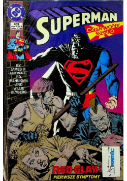Superman czerwone szkło
