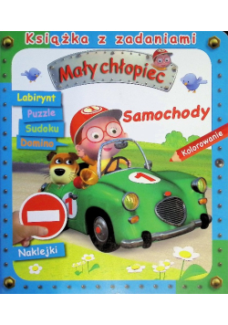 Mały chłopiec. Książka z zadaniami. Samochody