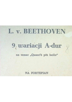 9 Wariacji A-dur