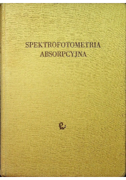Spektrofotometria absorbcyjna