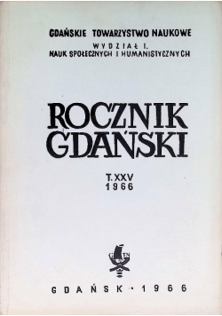 Rocznik Gdański 1966