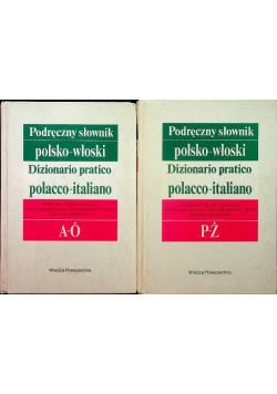 Podręczny  słownik polsko włoski Tom 1 i 2